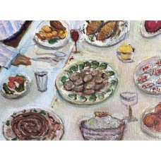 Millennium in Ukrainian style – Ukrainian Christmas, festive table, oil painting by Marina Stognieva Millennium in Ukrainian style – Ukrainian Christmas, festive table, oil painting by Marina Stognieva